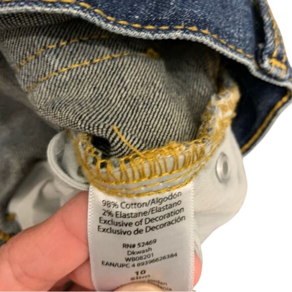 Wonder Nation Relaxed Fit Jeans 2 pairs medium was blue and charcoal - Picture 7 of 13